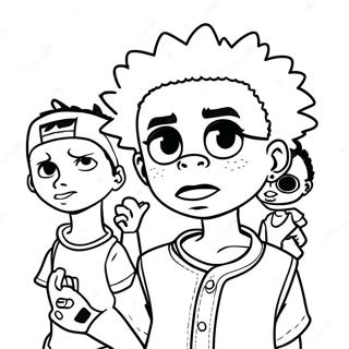 Page A Colorier Boondocks 6524-5308