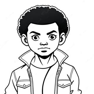 Page A Colorier Huey Freeman Boondocks 6525-5311