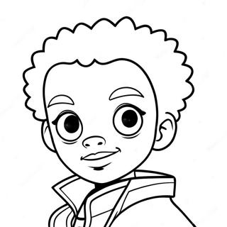 Page A Colorier Huey Freeman Boondocks 6525-5312