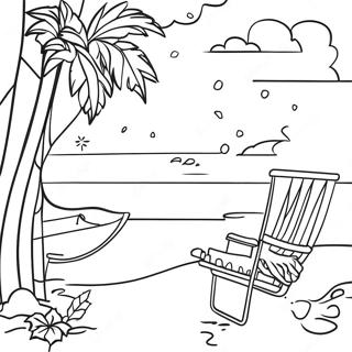 Page A Colorier De La Scene De Noel Tropicale 65270-53934