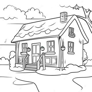 Page A Colorier Cottage Confortable 65351-54006