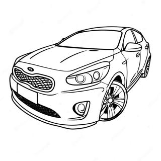 Page A Colorier Voiture Kia Sportive 65381-54026