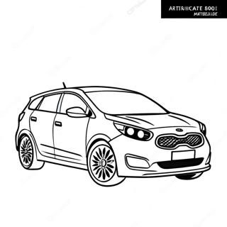 Page A Colorier Voiture Kia Sportive 65381-54028