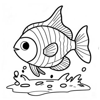 Poisson Fortnite Pages À Colorier