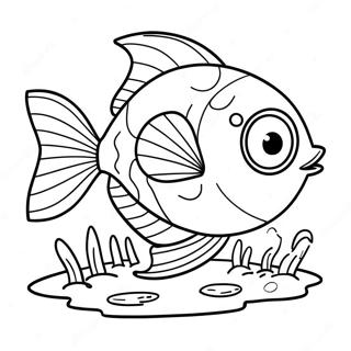 Page A Colorier Du Personnage Poisson De Fortnite 65430-54079