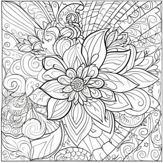 Page A Colorier Motifs En Velours Et Placage 6544-5321