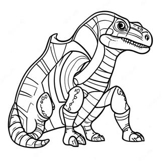 Scorpius Rex Pages À Colorier