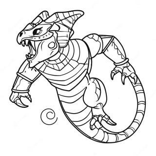 Scorpius Rex Pages À Colorier