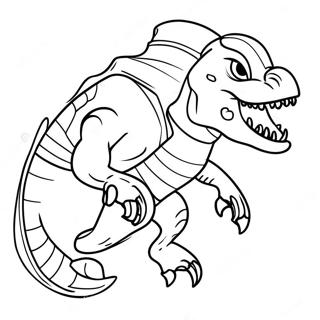 Page A Colorier Scorpius Rex Rugissant 65471-54094