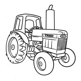 Page A Colorier Tractor Ted 65510-54126