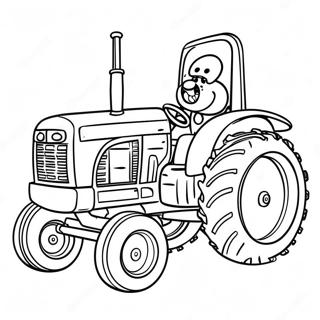 Page A Colorier Tractor Ted 65510-54127