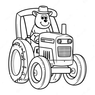 Page A Colorier Tractor Ted 65510-54128