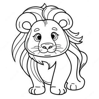 Page A Colorier Alex Le Lion 65530-54150