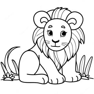 Page A Colorier Alex Le Lion 65530-54152