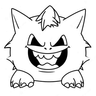 Page A Colorier Gengar 6554-5330