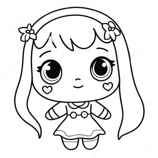 Page A Colorier Kawaii Chibi 65590-54192