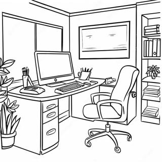 Page A Colorier De Bureau Creatif 65631-54225