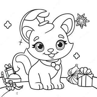 Page A Colorier De Noel De Lisa Frank 65650-54283