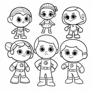 Page A Colorier Super Why Et Ses Amis 6565-5344