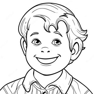 Page A Colorier Du Sourire Malicieux Deddy 65661-54244