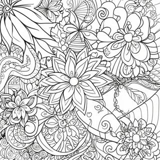 Motifs Zentangle De Noël Pages À Colorier