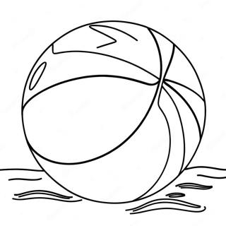 Page A Colorier De Ballon De Plage 6574-5347