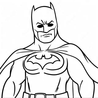 Page A Colorier Batman En Costume Effrayant 65771-54331