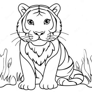 Page A Colorier Tigre Du Bengale 65790-54347