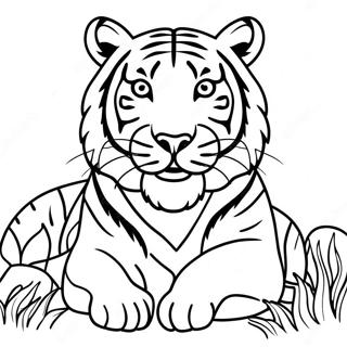 Page A Colorier Tigre Du Bengale 65790-54348