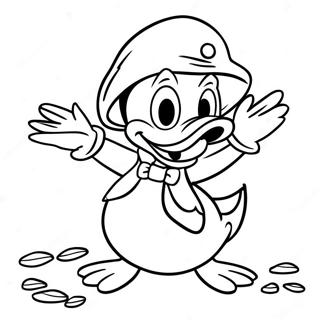 Page A Colorier Donald Duck Halloween 65820-54383