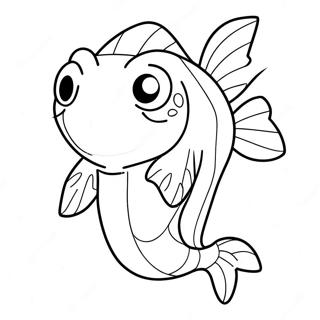 Page A Colorier De Magikarp Brillant Sautant 65841-54389