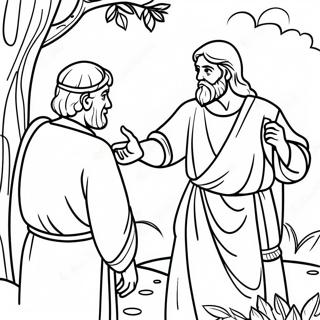 Page A Colorier De Zachee Rencontrant Jesus 65901-54455