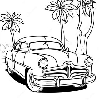 Page A Colorier De La Voiture Classique Doc Hudson 65920-54450