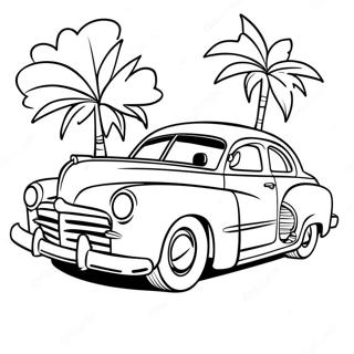 Page A Colorier De La Voiture Classique Doc Hudson 65920-54451