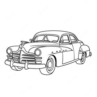 Page A Colorier De La Voiture Classique Doc Hudson 65920-54452