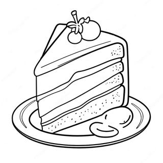 Page A Colorier De La Part De Gateau De Wayne Thiebaud 65941-54464