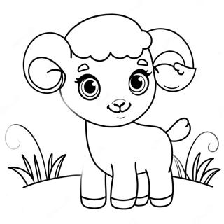 Page A Colorier De Mignon Bebe Belier 65991-54511