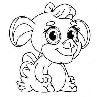 Page A Colorier Dabby Cadabby 66020-54531