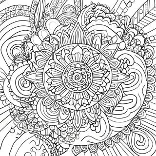 Page A Colorier Mandala Trippy Chakra 66070-54562