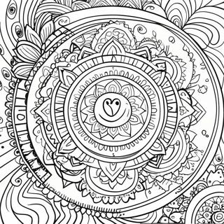 Page A Colorier Mandala Trippy Chakra 66070-54564