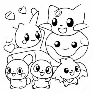 Page A Colorier De Personnages Pokemon Mignons En Mathematiques 66181-54662