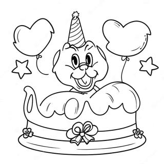 Page A Colorier Joyeux Anniversaire Disney 66250-54724