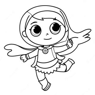 Page A Colorier De Wordgirl En Action 66271-54751