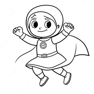 Page A Colorier De Wordgirl En Action 66271-54752