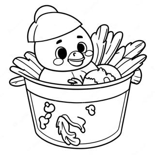 Page A Colorier Seau De Poulet Kfc 66291-54748