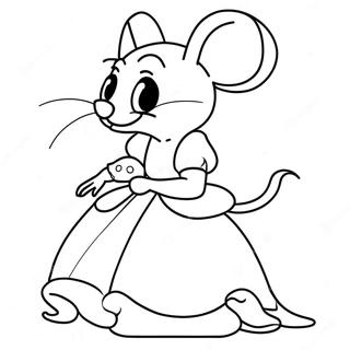 Page A Colorier Les Souris De Cendrillon 66320-54754