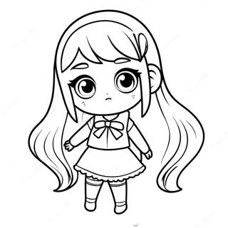 Page A Colorier Style Chibi De Yandere Simulator 66341-54792