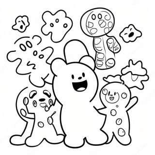 Page A Colorier Personnages De Bonbons Sour Patch 66361-54806