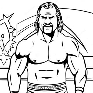 Page A Colorier Superstars De La Wwe En Action 66411-54852