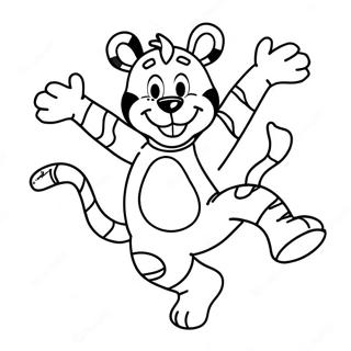 Page A Colorier Tigger Heureux En Train De Sauter 6645-5406